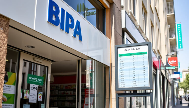 BIPA Öffnungszeiten 2025: Filialen, Gehalt & Vergleich